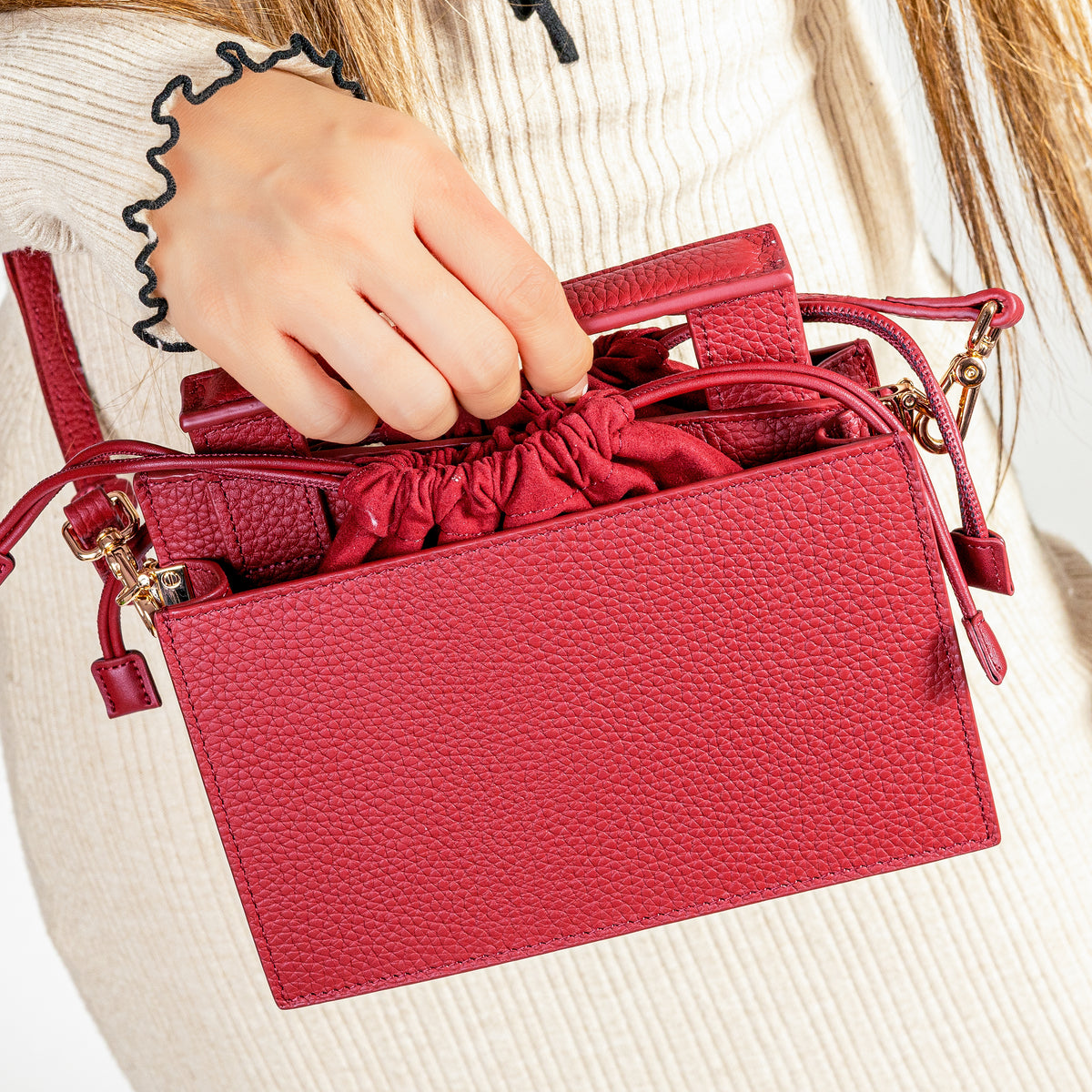 Red Essex Mini Dover Bag