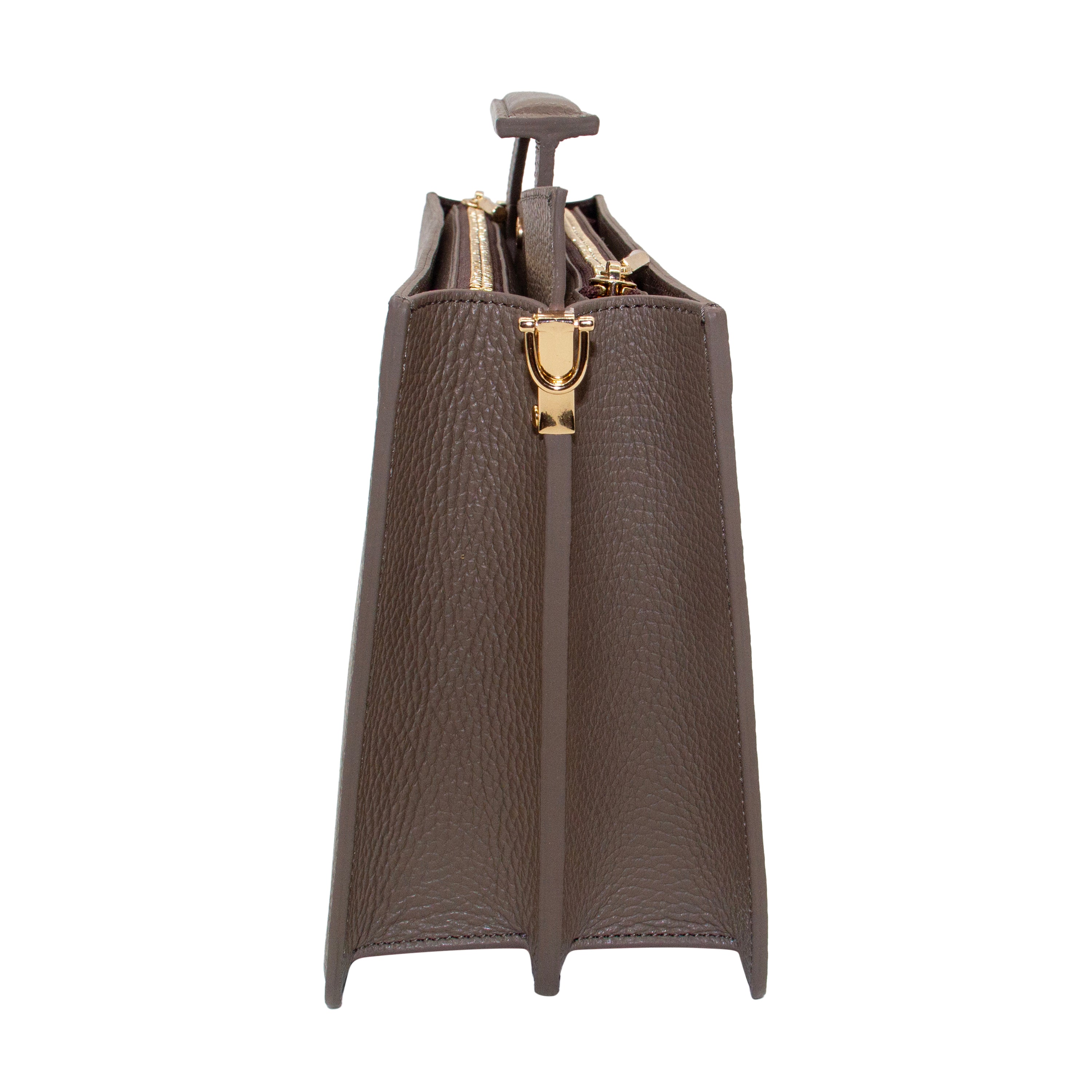 Taupe Dover Top Handle Bag