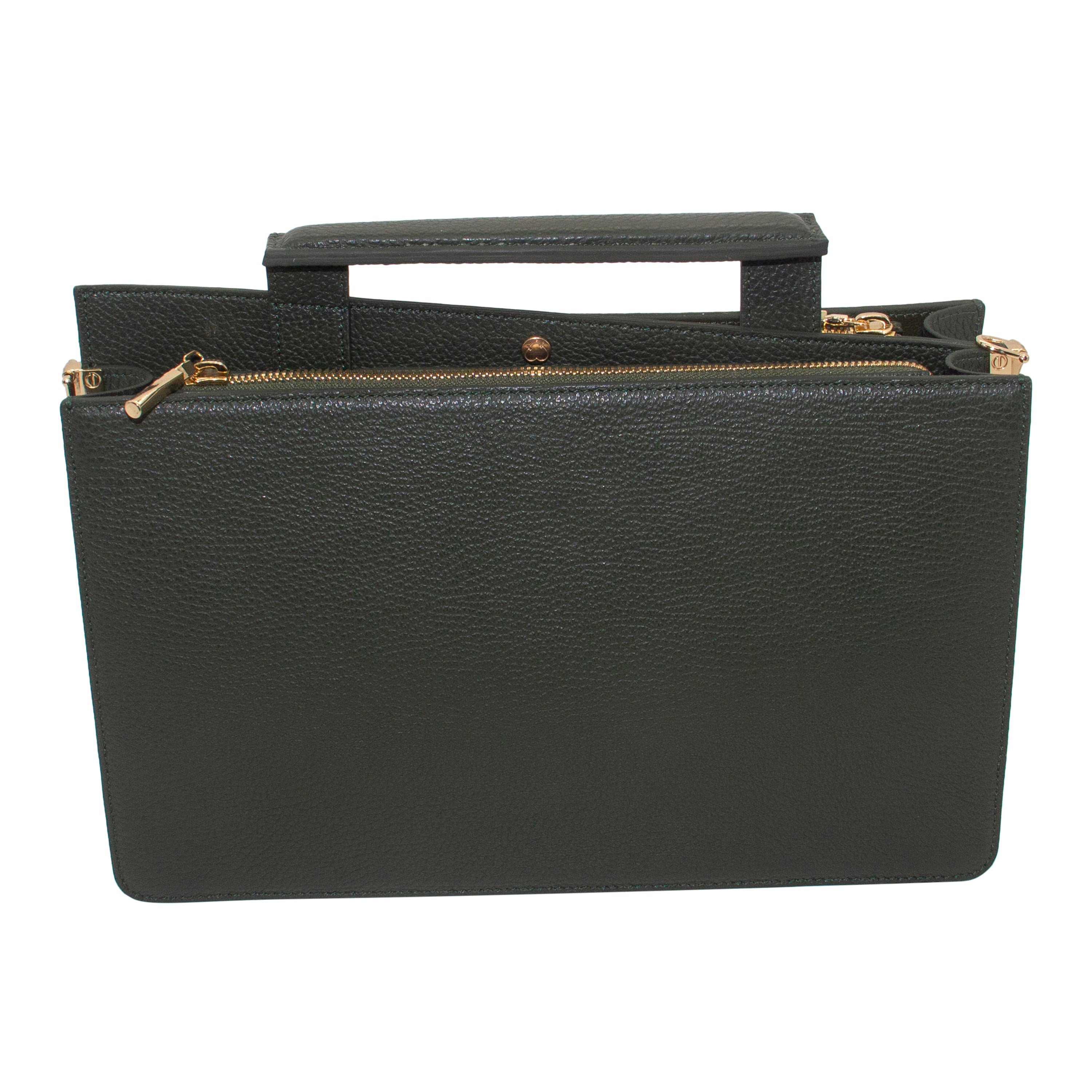 Hunter Green Dover Top Handle Bag