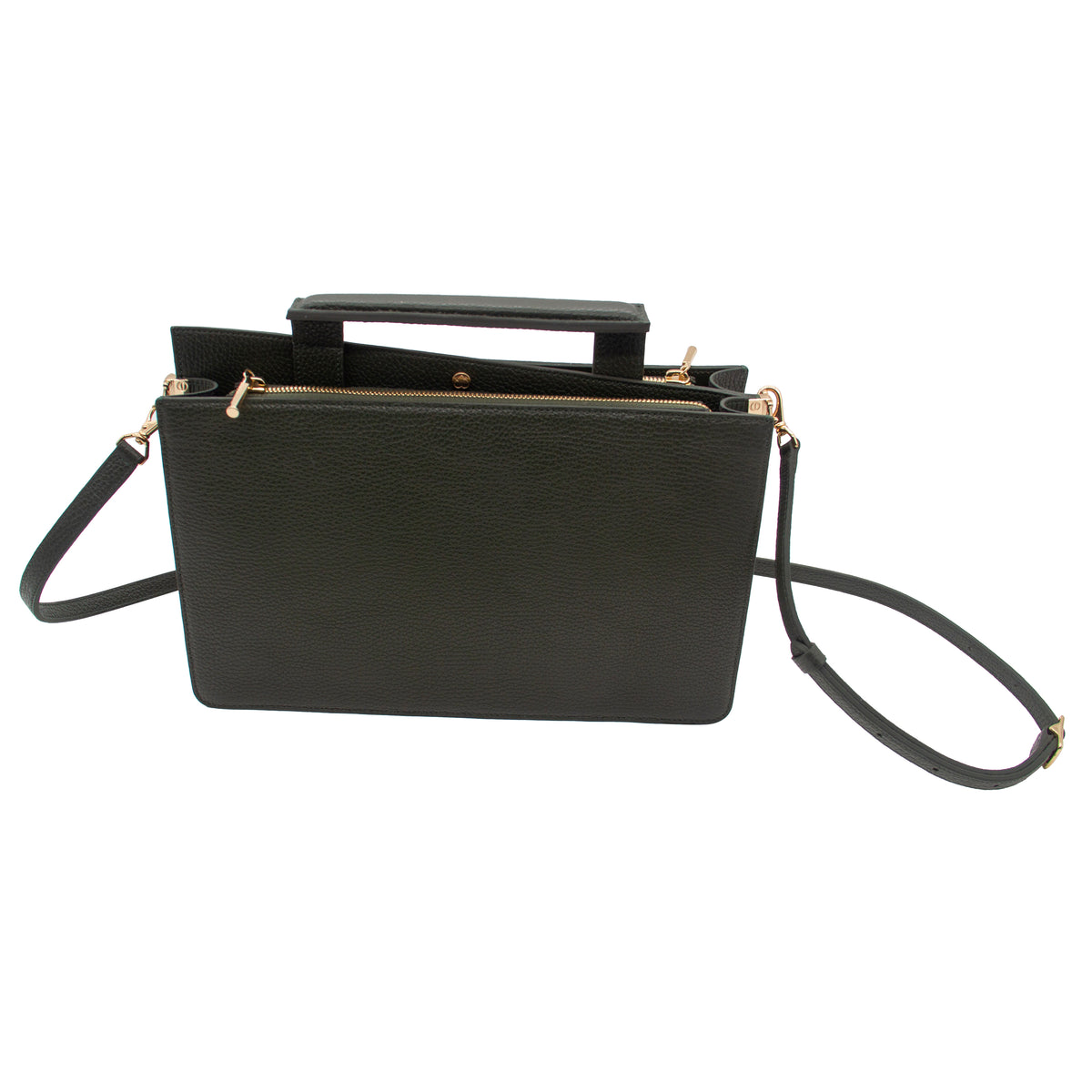 Hunter Green Dover Top Handle Bag
