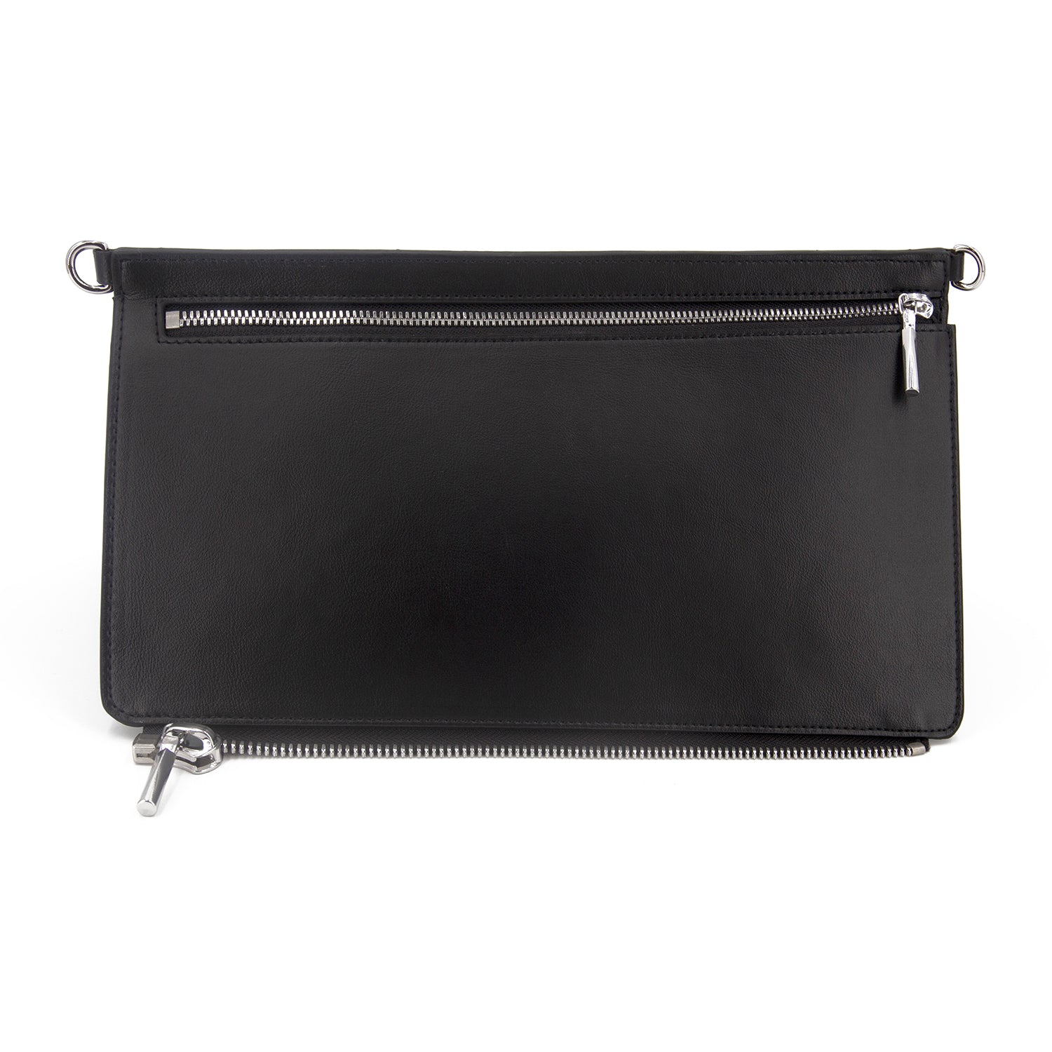 Black Amsterdam Triangle Crossbody Bag