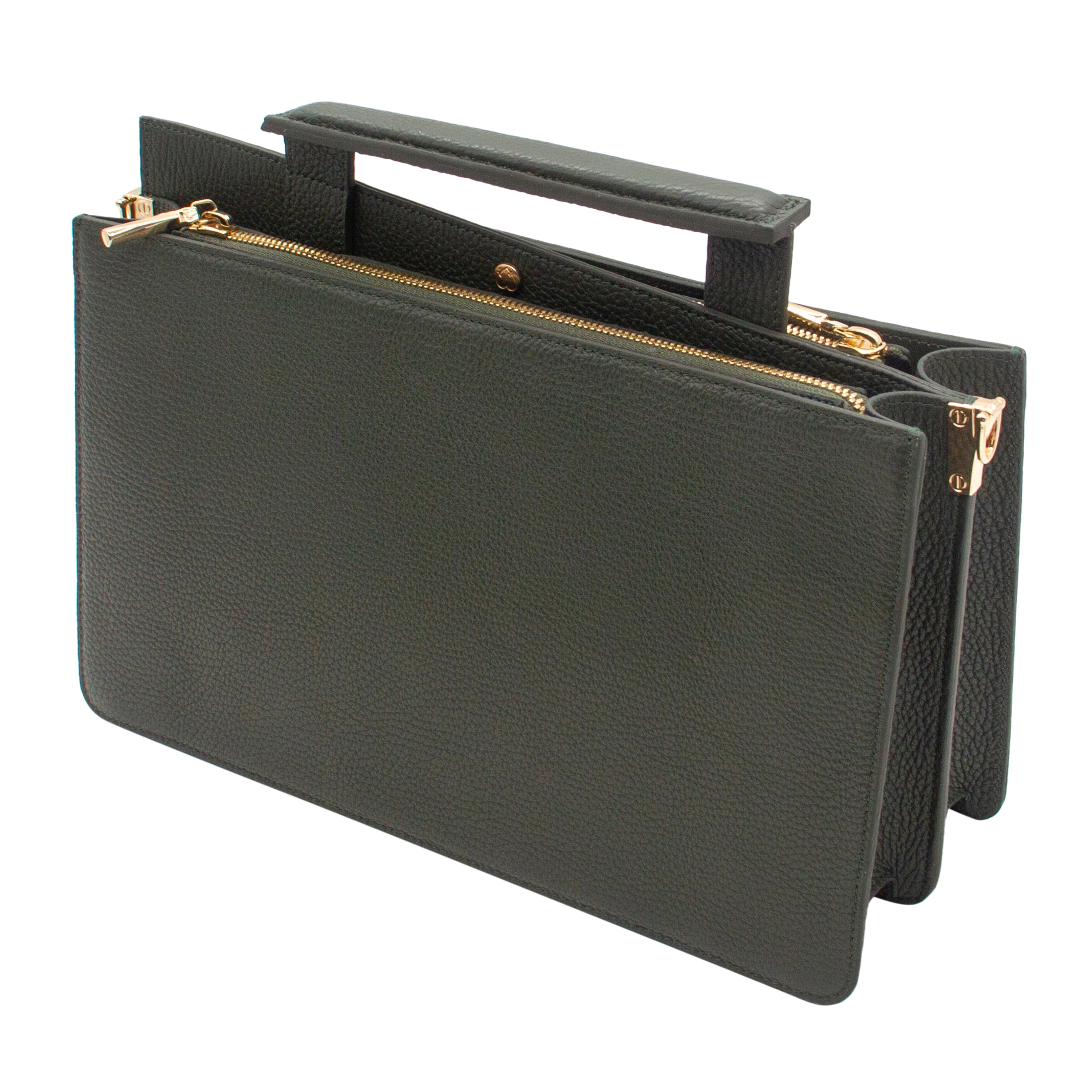 Hunter Green Dover Top Handle Bag