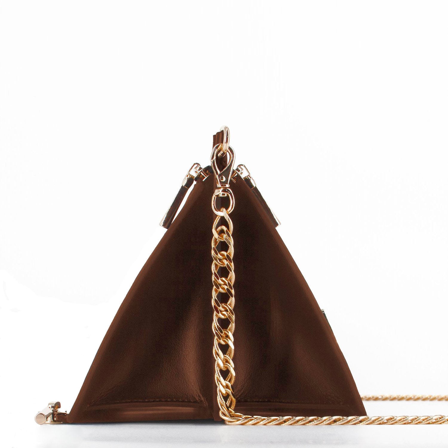Chestnut Amsterdam Triangle Crossbody Bag